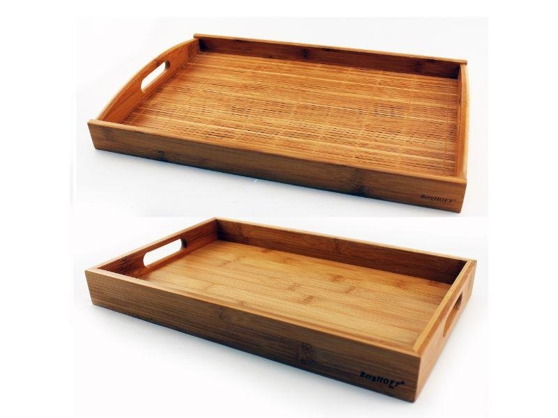Berghoff Bamboo Graduated Tray Set 2pc In Brown