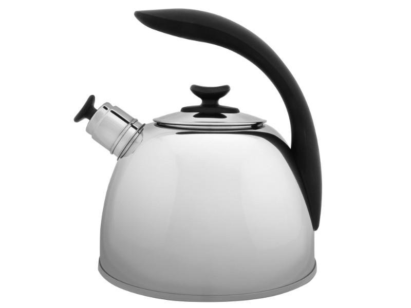 Berghoff Essentials Lucia 18/10 Ss Whistle. Kettle, 2.6 Qt In Metallic