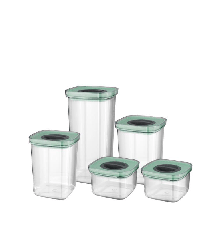 Berghoff Leo 5pc Smart Seal Food Container Set, Green