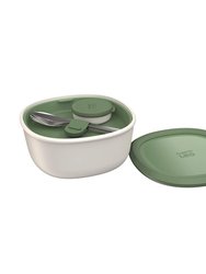 BergHOFF Leo To Go Salad Bowl With Flatware Set - Green
