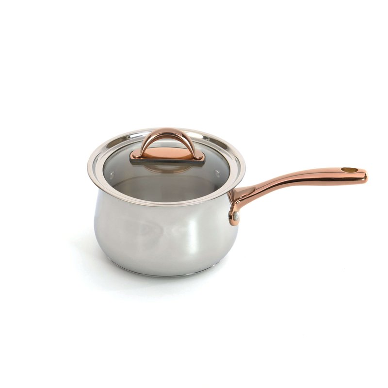 Berghoff Ouro Gold 18/10 Ss 6.25" Saucepan With Glass Lid