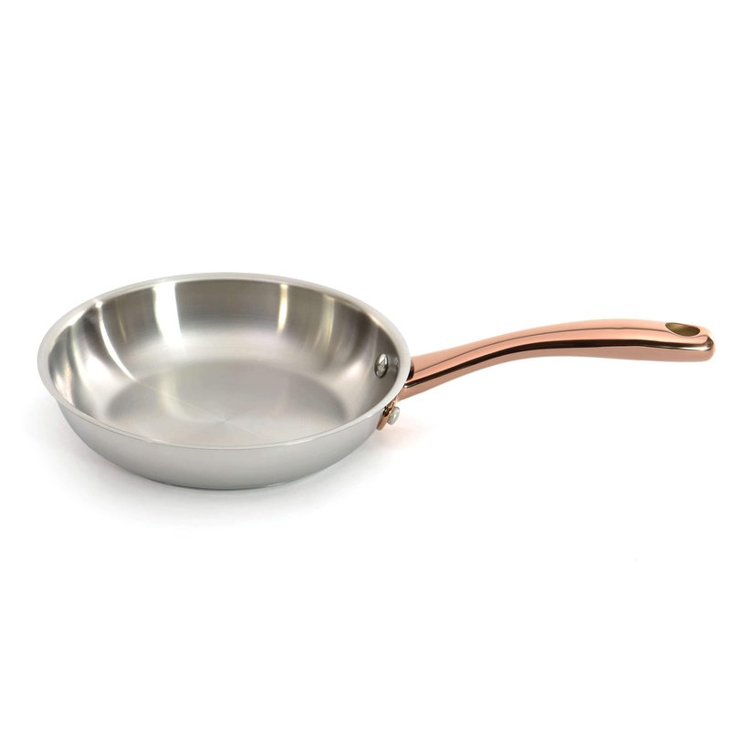 Shop Berghoff Ouro Gold 18/10 Stainless Steel 9.5" Fry Pan In Grey