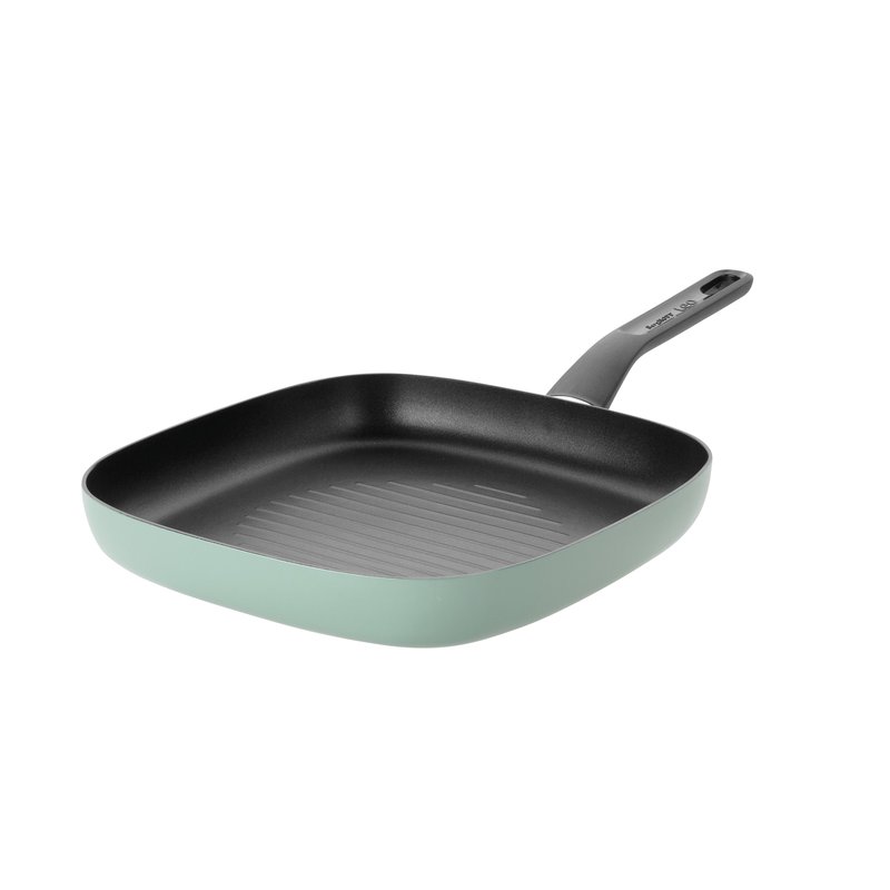 Berghoff Sage Non-stick Aluminum Grill Pan 10.25" In Green