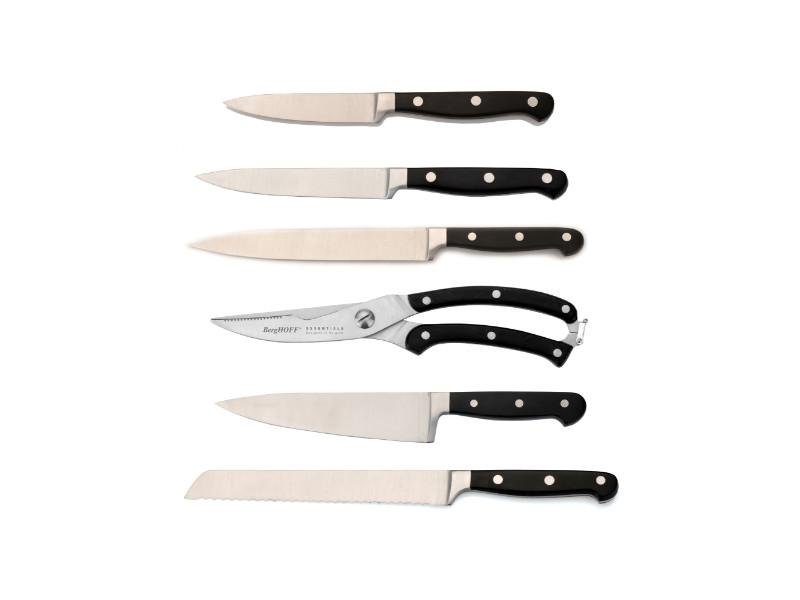 Berghoff Essentials 6pc Stainless Steel Triple Riveted Knife Set