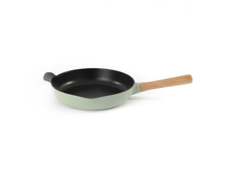 Berghoff Ron 10.25" Cast Iron Fry Pan 2.6qt In Green