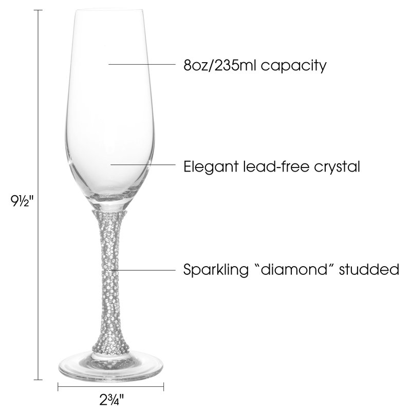 Shop Berkware Champagne Glasses Set Of 2