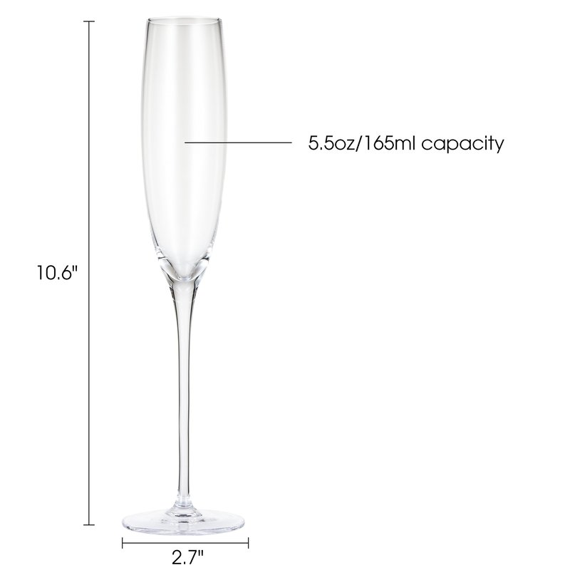 Shop Berkware Classic Sparkling Champagne Glass, Set Of 2