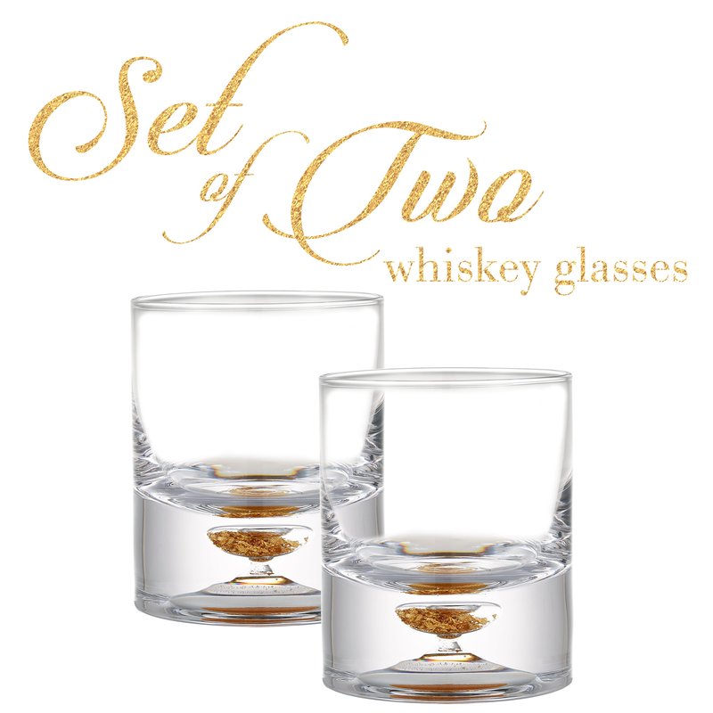 Shop Berkware Lowball Whiskey Glasses With Unique Embedded