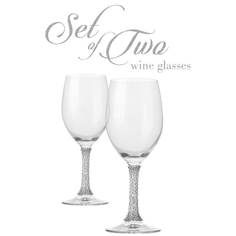 Shop Berkware Set Of 2 Crystal Wine Glasses