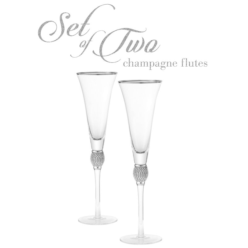 Shop Berkware Set Of 2 Trumpet Champagne Glasses