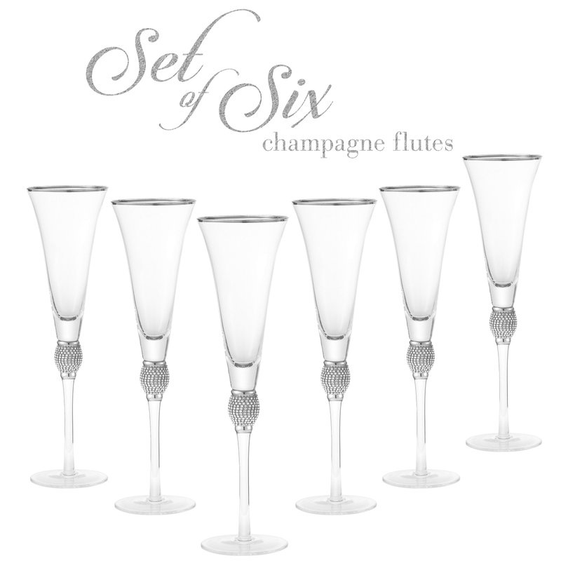 Berkware Set Of 6 Champagne Glasses