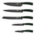 6-Piece Knife Set with Magnetic Hanger Emerald Collection