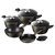 Berlinger Haus 10-Piece Kitchen Cookware Set Crystal Collection