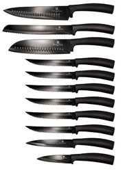 Berlinger Haus 11-Piece Knife Set Black Collection - Black
