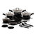 Berlinger Haus 15-Piece Kitchen Cookware Set Black Collection