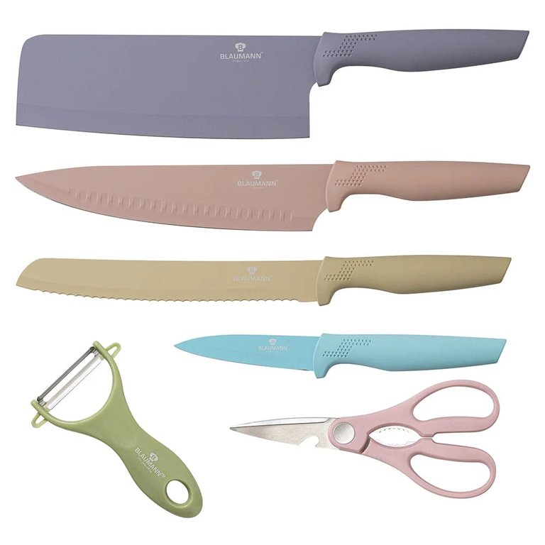 Blaumann 6-piece Kitchen Knife Set - Multi