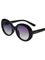 Annie Polarized Sunglasses - Black/Black