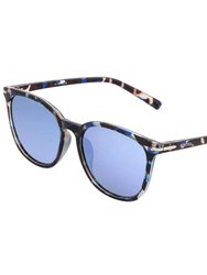 Bertha Piper Polarized Sunglasses - Blue Tortoise/Blue