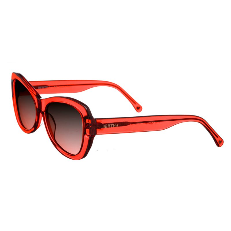Bertha Sunglasses Celerie Handmade In Italy Sunglasses In Orange
