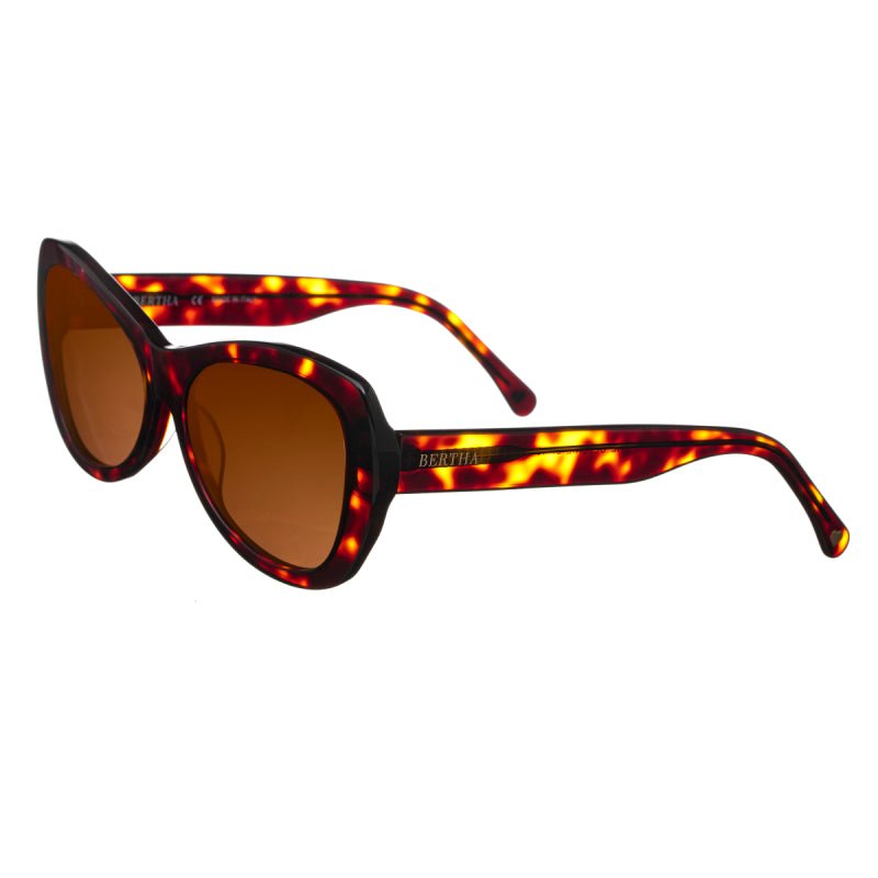 Bertha Sunglasses Celerie Handmade In Italy Sunglasses In Brown