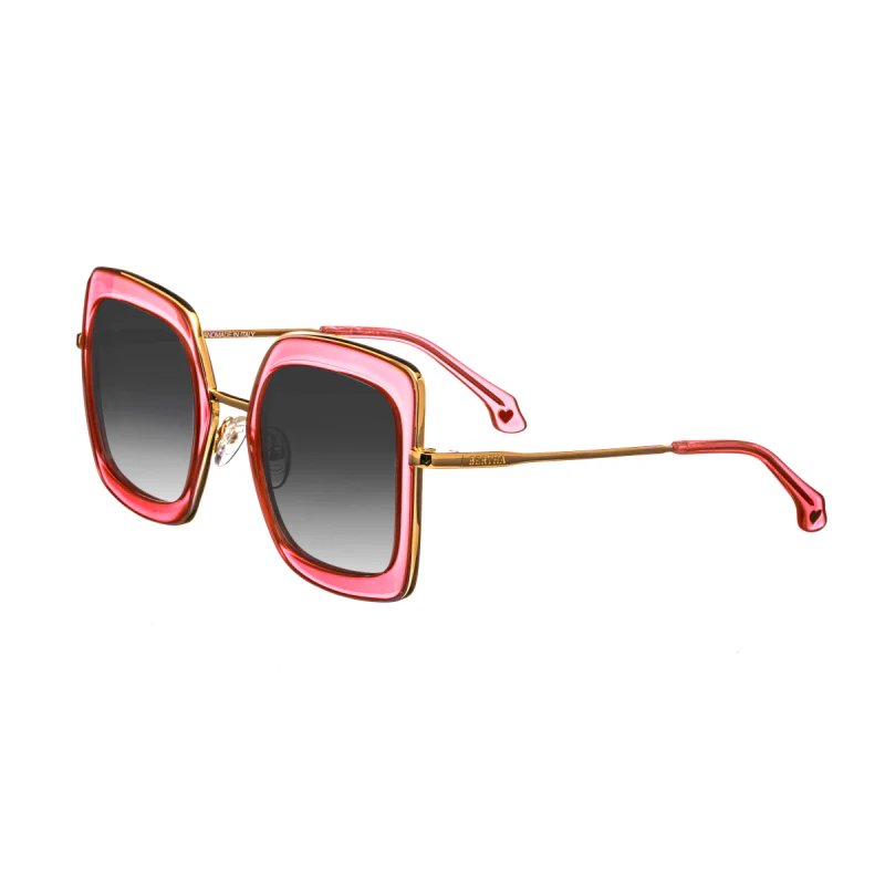 Bertha Sunglasses Ellie Handmade In Italy Sunglasses In Pink