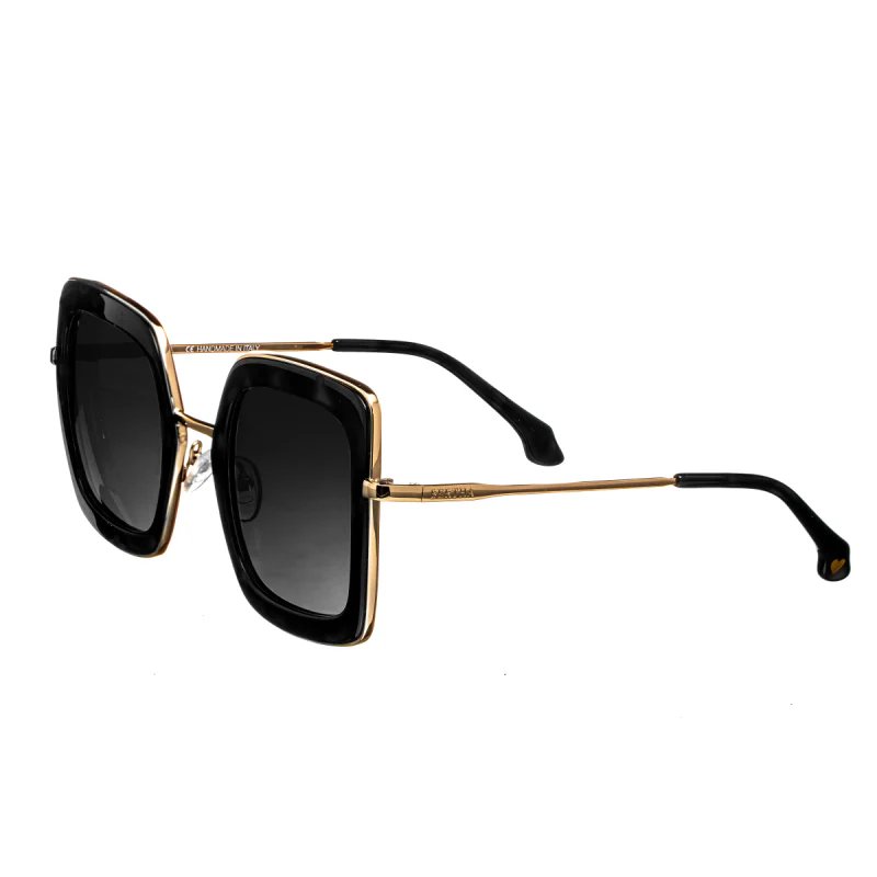 Bertha Sunglasses Ellie Handmade In Italy Sunglasses In Black