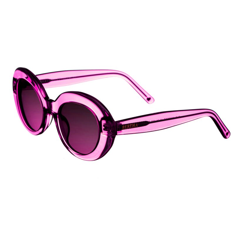 Bertha Sunglasses Margot Handmade In Italy Sunglasses In Purple
