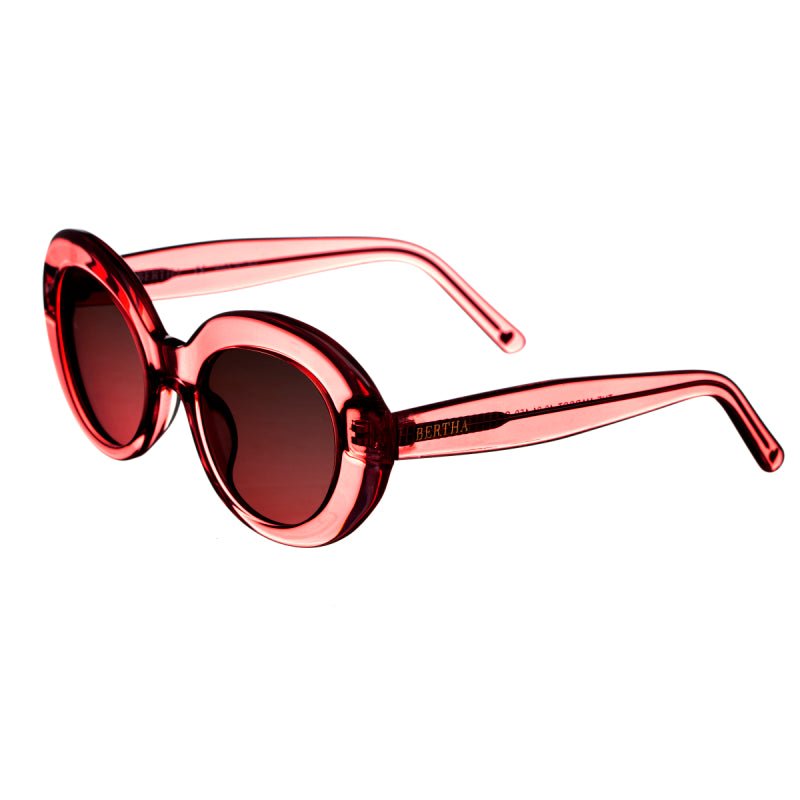 Bertha Sunglasses Margot Handmade In Italy Sunglasses In Red