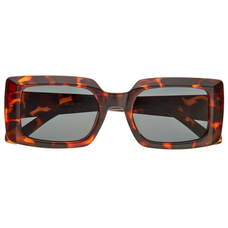 Shop Bertha Sunglasses Miranda Polarized Sunglasses In Black