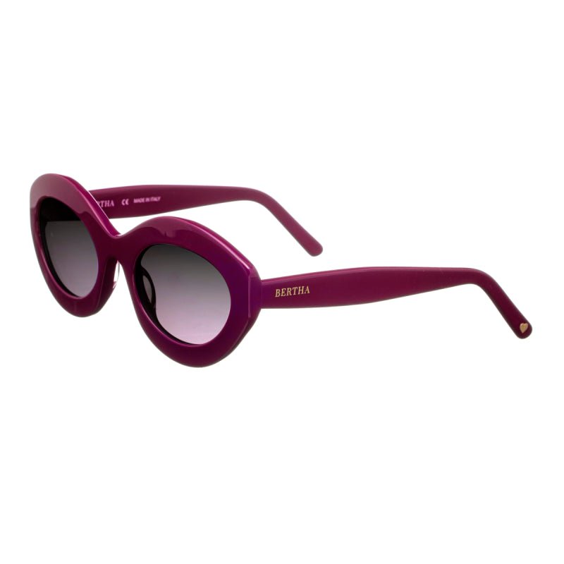 Bertha Sunglasses Severine Handmade In Italy Sunglasses In Pink