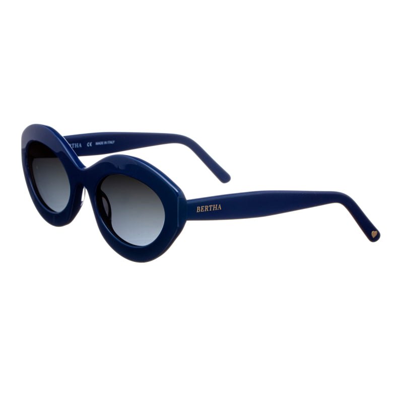 Bertha Sunglasses Severine Handmade In Italy Sunglasses In Blue