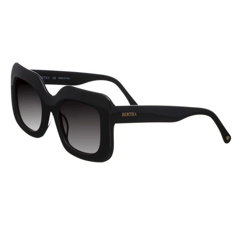 Bertha Sunglasses Talitha Handmade In Italy Sunglasses In Black