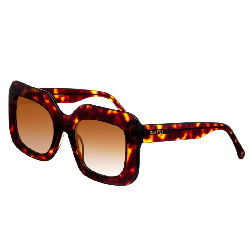 Bertha Sunglasses Talitha Handmade In Italy Sunglasses In Brown
