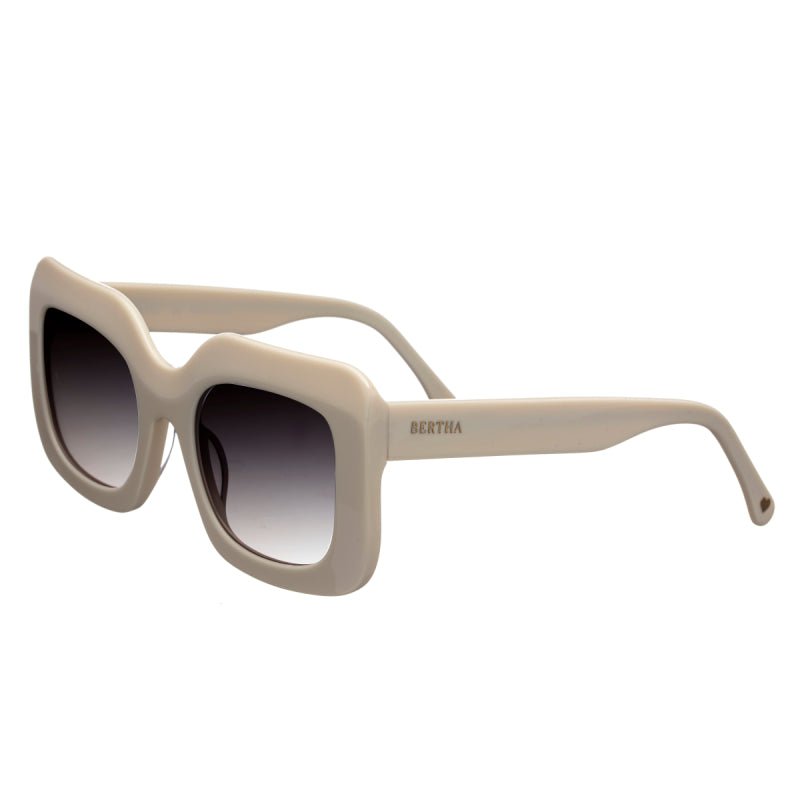 Bertha Sunglasses Talitha Handmade In Italy Sunglasses In White