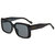 Wendy Polarized Sunglasses - Black/Black