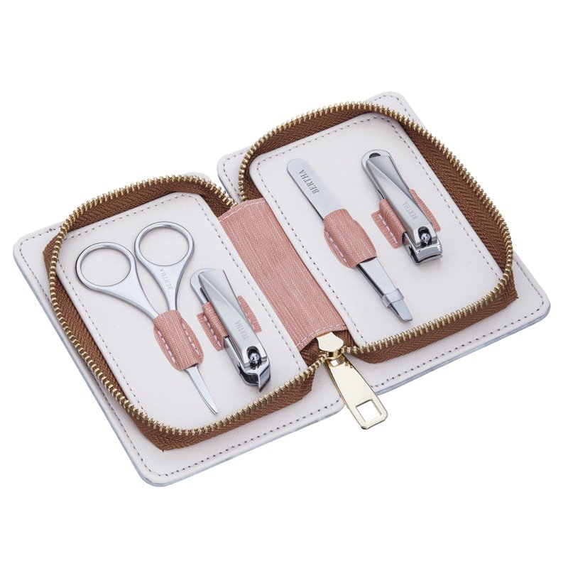 Bertha Watches Bertha Avery 4 Piece Surgical Steel Groom Kit In Pink