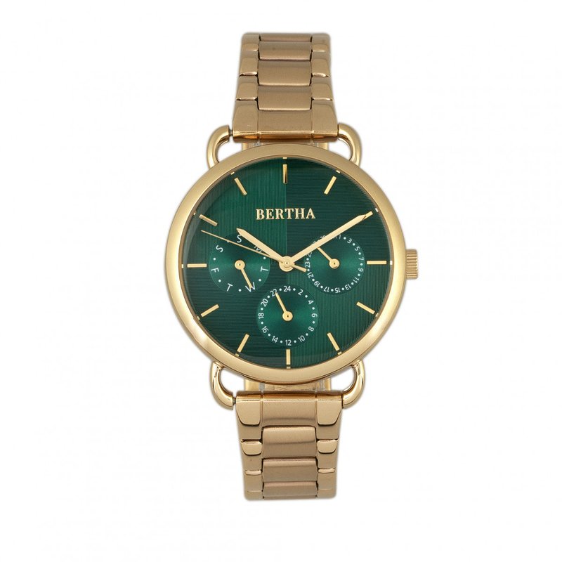 Bertha Watches Bertha Gwen Bracelet Watch W/day/date