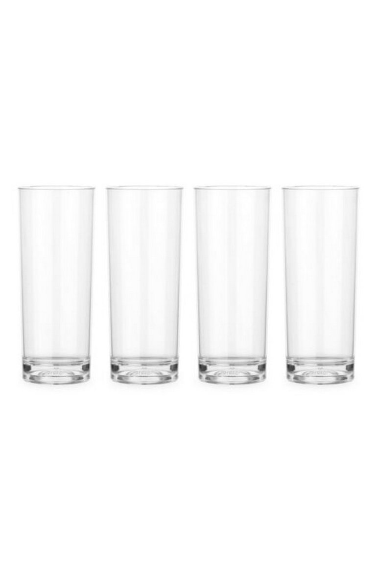 Lay-Z-Spa Plastic Tumbler Pack of 4 - One Size - Crystal Clear