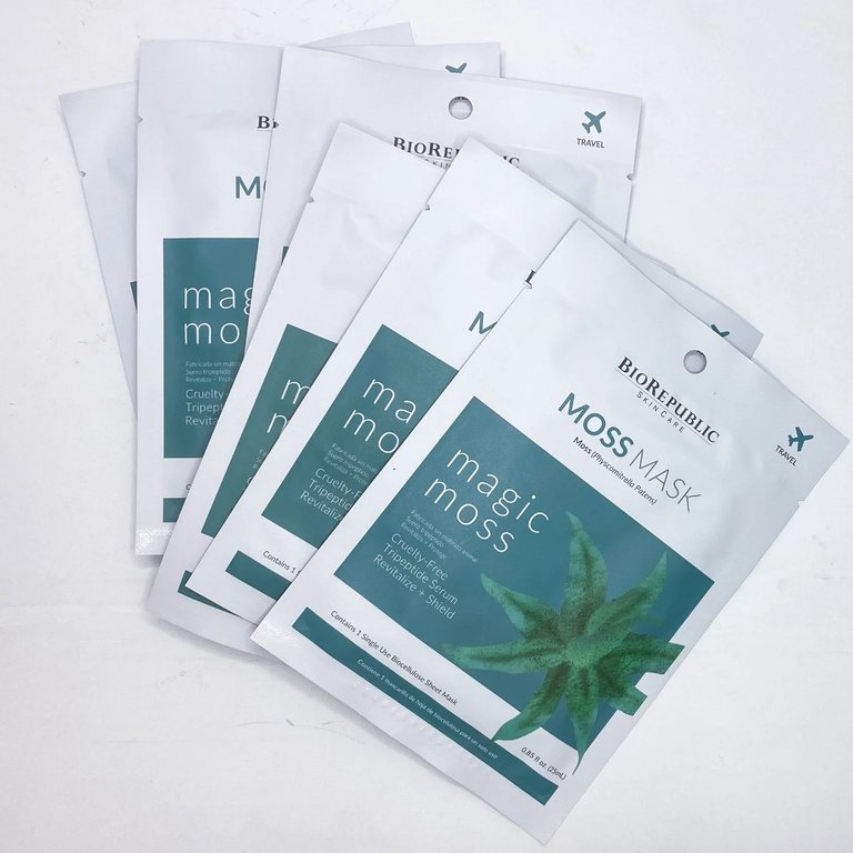 Moss Magic Biocellulose Sheet Mask - 6 Pack