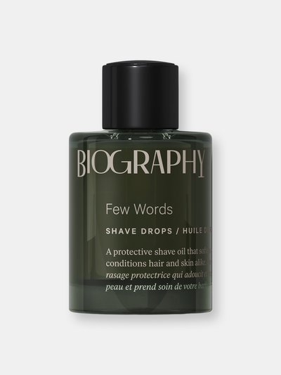 Biography Few Words product