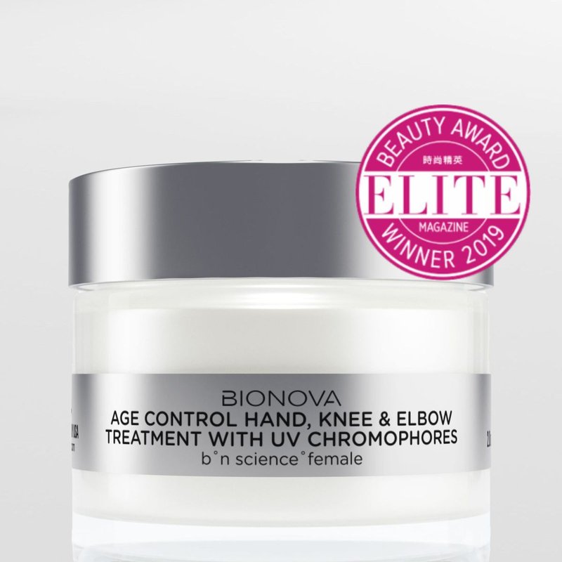 Bionova Age Control Hand, Elbow & Knee Treatment With Uv Chromophores For Women In White