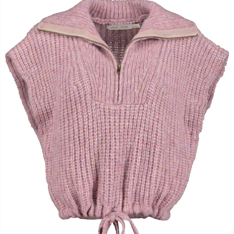 Shop Bishop + Young Nomad Sweater Vest In Violet In Purple
