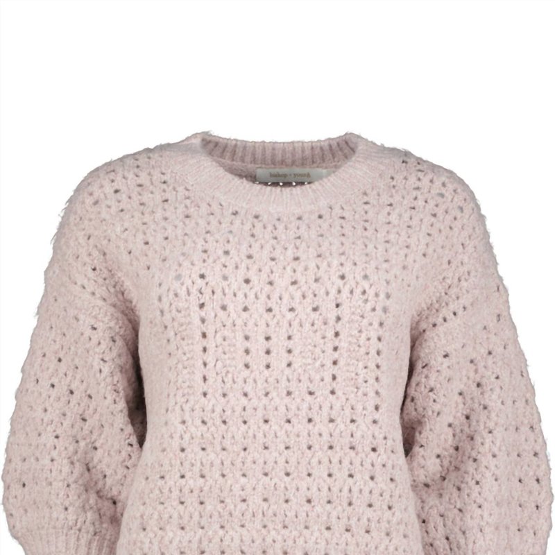 Bishop + Young St. Germain Sweater In Pink