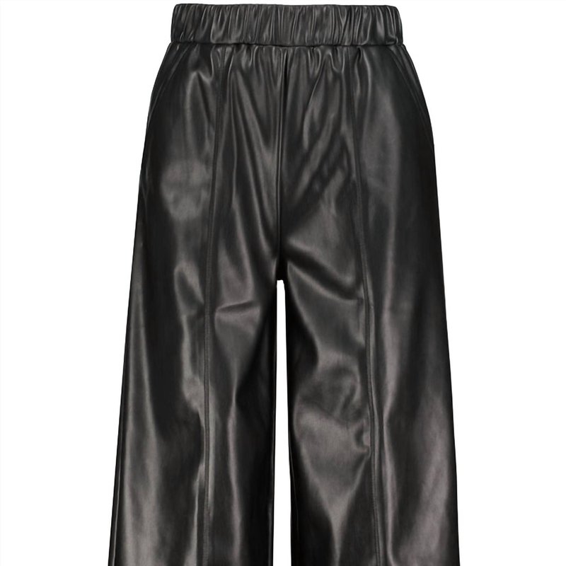 Bishop + Young Women's Gia Vegan Leather Pant In Black