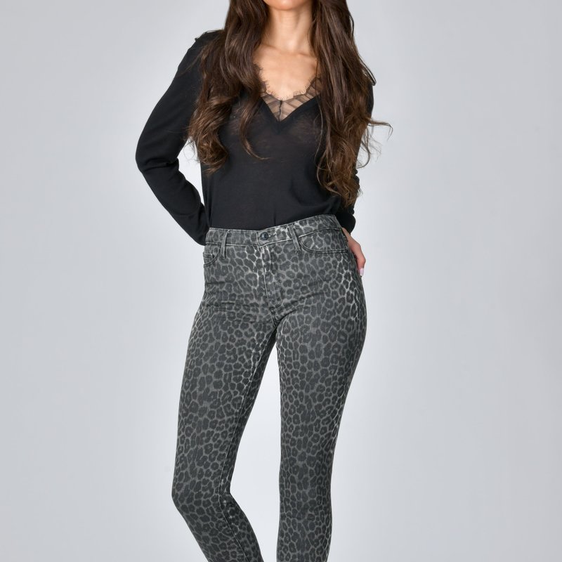 Black Orchid Carmen High Rise Ankle Fray Jeans In Grey