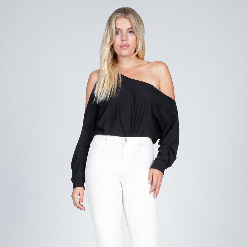 Black Orchid Cayley Ankle Flare Jeans In White