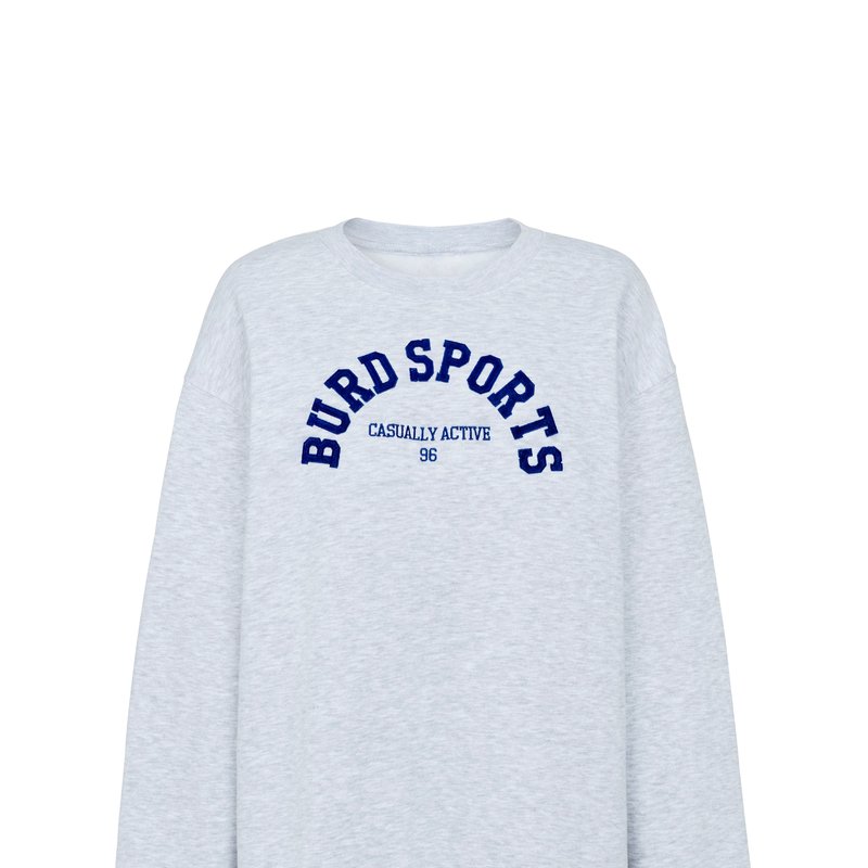 Blackburd Burd Sports Sweatshirt- Grey & Navy