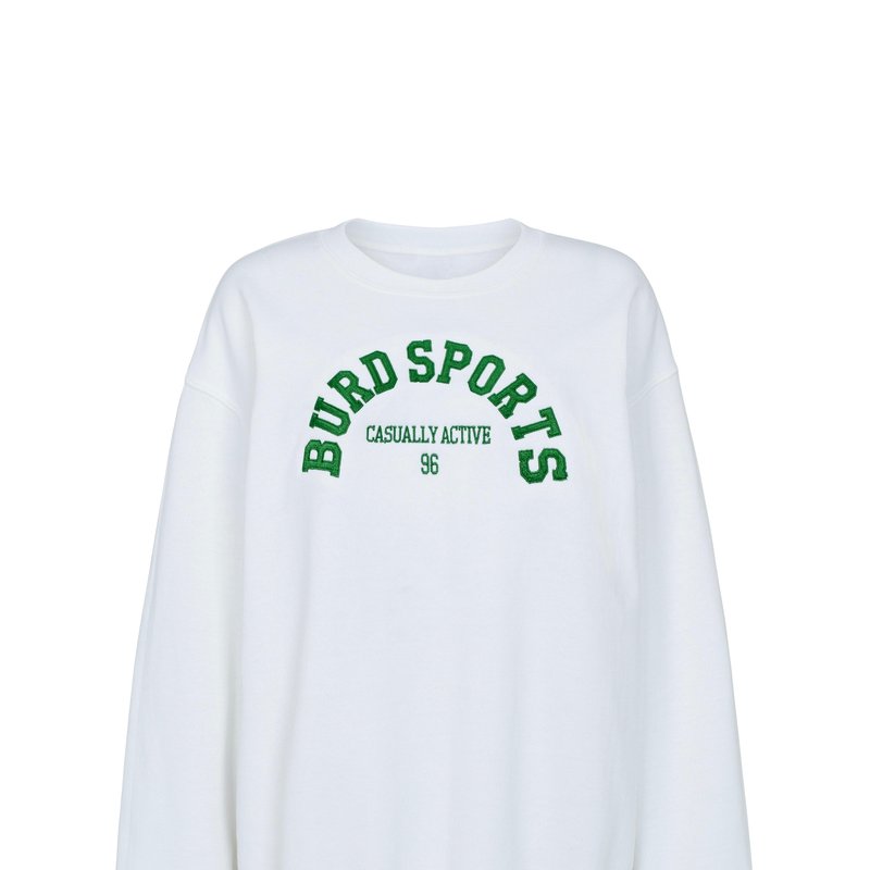 Blackburd B.classic Sweatshirt In White