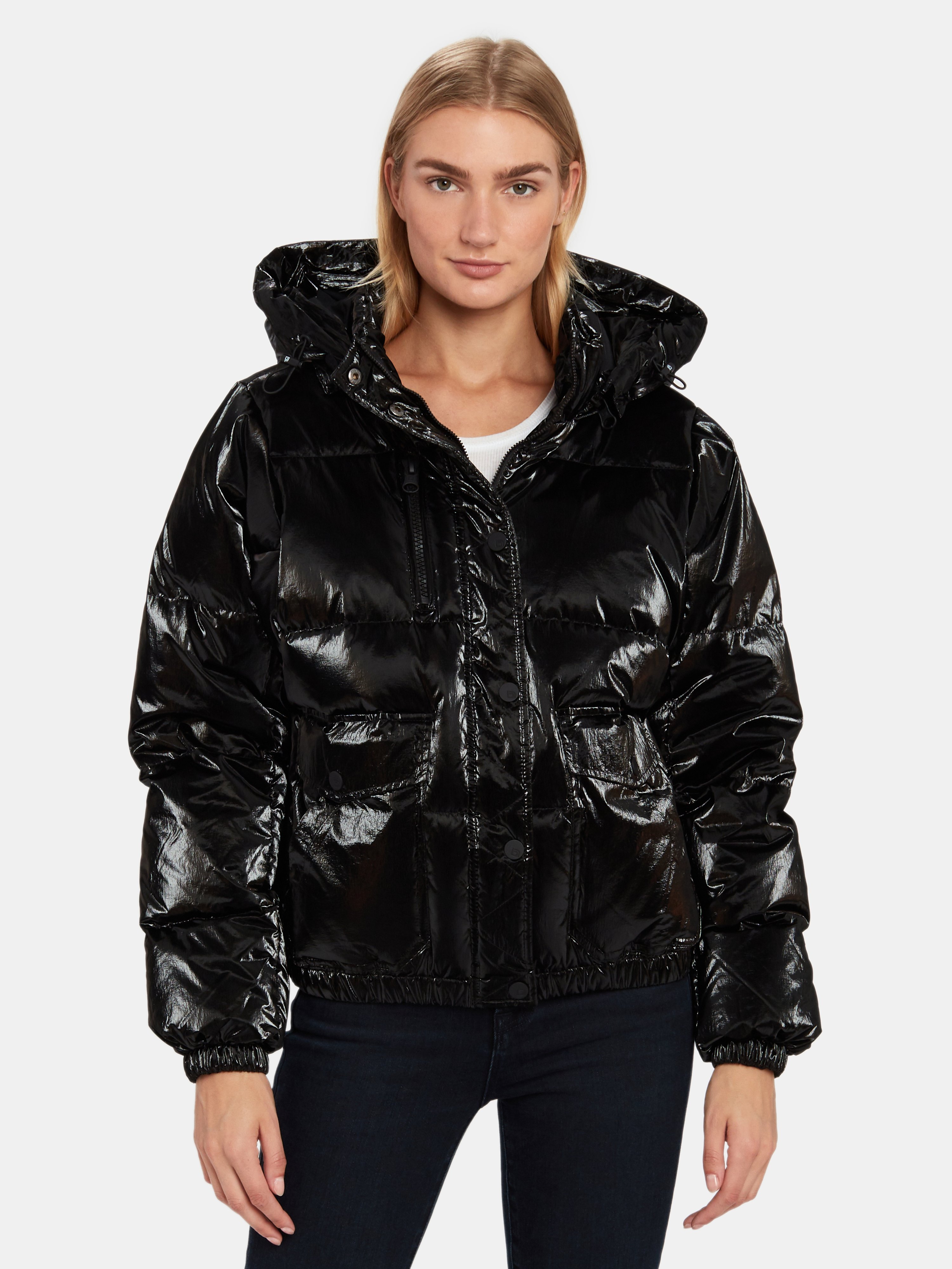 Blanc Noir Mont Blanc Reflective Trim Puffer Jacket In Black | ModeSens