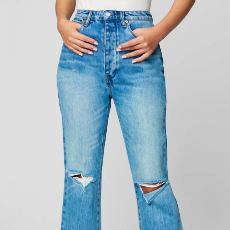 Shop Blanknyc Howard Mid Rise Loose Jeans In Blue
